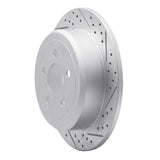 Dynamic Friction 2007-2012 Dodge Nitro Rear Right Drilled & Slotted Geoperformance Rotor by Dynamic Friction Company 830-42019R