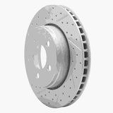Dynamic Friction 2007-2012 Dodge Nitro Front Left Drilled & Slotted Geoperformance Rotor by Dynamic Friction Company 830-42020L