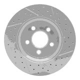 Dynamic Friction 2007-2012 Dodge Nitro Front Left Drilled & Slotted Geoperformance Rotor by Dynamic Friction Company 830-42020L