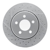 Dynamic Friction 2007-2012 Dodge Nitro Front Left Drilled & Slotted Geoperformance Rotor by Dynamic Friction Company 830-42020L