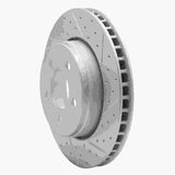Dynamic Friction 2007-2012 Dodge Nitro Front Right Drilled & Slotted Geoperformance Rotor by Dynamic Friction Company 830-42020R