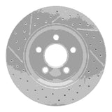 Dynamic Friction 2007-2012 Dodge Nitro Front Right Drilled & Slotted Geoperformance Rotor by Dynamic Friction Company 830-42020R