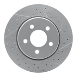 Dynamic Friction 2007-2012 Dodge Nitro Front Right Drilled & Slotted Geoperformance Rotor by Dynamic Friction Company 830-42020R