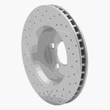 Dynamic Friction 2007-2012 Dodge Nitro Front Right Drilled & Slotted Geoperformance Rotor by Dynamic Friction Company 830-42020R