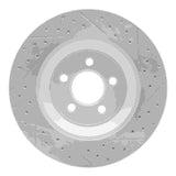 Dynamic Friction 2011-2012 Jeep Liberty Front Left Drilled & Slotted Geoperformance Rotor by Dynamic Friction Company 830-42021L