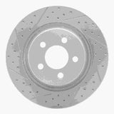 Dynamic Friction 2011-2012 Jeep Liberty Front Left Drilled & Slotted Geoperformance Rotor by Dynamic Friction Company 830-42021L