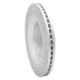 Dynamic Friction 2011-2012 Jeep Liberty Front Left Drilled & Slotted Geoperformance Rotor by Dynamic Friction Company 830-42021L