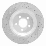 Dynamic Friction 2011-2012 Jeep Liberty Front Right Drilled & Slotted Geoperformance Rotor by Dynamic Friction Company 830-42021R