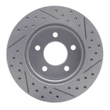 R1 Concepts 1990-1999 Jeep Grand Cherokee Front Left Drilled & Slotted Geoperformance Rotor by R1 Concepts 830-42022L