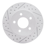 R1 Concepts 1990-1999 Jeep Grand Cherokee Front Left Drilled & Slotted Geoperformance Rotor by R1 Concepts 830-42022L