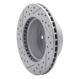 R1 Concepts 1990-1999 Jeep Grand Cherokee Front Right Drilled & Slotted Geoperformance Rotor by R1 Concepts 830-42022R