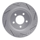 R1 Concepts 1993-1998 Jeep Grand Cherokee Rear Left Drilled & Slotted Geoperformance Rotor by R1 Concepts 830-42023L