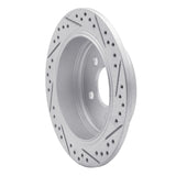 R1 Concepts 1993-1998 Jeep Grand Cherokee Rear Left Drilled & Slotted Geoperformance Rotor by R1 Concepts 830-42023L