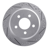 R1 Concepts 1993-1998 Jeep Grand Cherokee Rear Right Drilled & Slotted Geoperformance Rotor by R1 Concepts 830-42023R