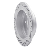 R1 Concepts 1993-1998 Jeep Grand Cherokee Rear Right Drilled & Slotted Geoperformance Rotor by R1 Concepts 830-42023R
