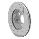 R1 Concepts 1999-2004 Jeep Grand Cherokee Front Left Drilled & Slotted Geoperformance Rotor by R1 Concepts 830-42024L