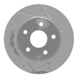 R1 Concepts 1999-2004 Jeep Grand Cherokee Front Right Drilled & Slotted Geoperformance Rotor by R1 Concepts 830-42024R