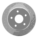 R1 Concepts 1999-2004 Jeep Grand Cherokee Rear Right Drilled & Slotted Geoperformance Rotor by R1 Concepts 830-42025R