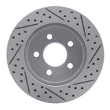 R1 Concepts 1999-2006 Jeep Wrangler Front Left Drilled & Slotted Geoperformance Rotor by R1 Concepts 830-42026L