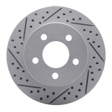R1 Concepts 1999-2006 Jeep Wrangler Front Left Drilled & Slotted Geoperformance Rotor by R1 Concepts 830-42026L
