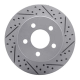 R1 Concepts 1999-2006 Jeep Cherokee Front Right Drilled & Slotted Geoperformance Rotor by R1 Concepts 830-42026R