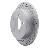 Dynamic Friction 2003-2007 Jeep TJ (Canada - See Wrangler For Us) Rear Left Drilled & Slotted Geoperformance Rotor by Dynamic Friction Company 830-42028L
