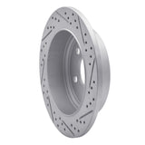 Dynamic Friction 2003-2007 Jeep TJ (Canada - See Wrangler For Us) Rear Left Drilled & Slotted Geoperformance Rotor by Dynamic Friction Company 830-42028L