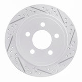 Dynamic Friction 2003-2007 Jeep TJ (Canada - See Wrangler For Us) Rear Right Drill & Slot Geoperformance Rotor by Dynamic Friction Company 830-42028R