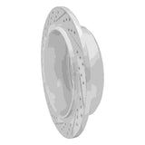 Dynamic Friction 2007-2018 Jeep Wrangler Rear Right Drilled & Slotted Geoperformance Rotor by Dynamic Friction Company 830-42029R