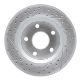 Dynamic Friction 2007-2018 Jeep Wrangler Front Right Drilled & Slotted Geoperformance Rotor by Dynamic Friction Company 830-42030R