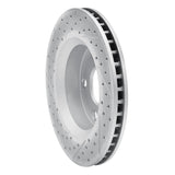 Dynamic Friction 2007-2018 Jeep Wrangler Front Right Drilled & Slotted Geoperformance Rotor by Dynamic Friction Company 830-42030R