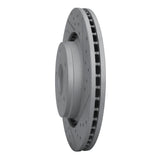Dynamic Friction 2012-2018 Jeep Wrangler Front Right Drilled & Slotted Geoperformance Rotor by Dynamic Friction Company 830-42033R