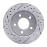 R1 Concepts 1983-1996 Buick Riviera Front Right Drilled & Slotted Geoperformance Rotor by R1 Concepts 830-45003R
