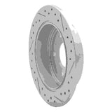 Dynamic Friction 2006-2010 Buick Lacrosse Rear Left Drilled & Slotted Geoperformance Rotor by Dynamic Friction Company 830-45011L