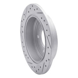 Dynamic Friction 2006-2010 Buick Allure Rear Right Drilled & Slotted Geoperformance Rotor by Dynamic Friction Company 830-45011R