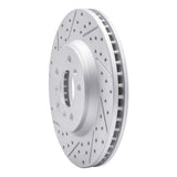 Dynamic Friction 2006-2016 Buick Lucerne Front Left Drilled & Slotted Geoperformance Rotor by Dynamic Friction Company 830-45012L