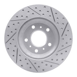 Dynamic Friction 2006-2016 Buick Lucerne Front Left Drilled & Slotted Geoperformance Rotor by Dynamic Friction Company 830-45012L