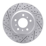 Dynamic Friction 2006-2016 Buick Lucerne Front Left Drilled & Slotted Geoperformance Rotor by Dynamic Friction Company 830-45012L