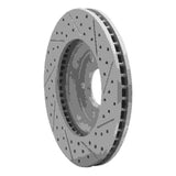 Dynamic Friction 2006-2016 Buick Lucerne Front Left Drilled & Slotted Geoperformance Rotor by Dynamic Friction Company 830-45012L