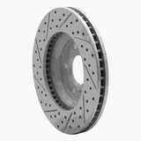 Dynamic Friction 2006-2016 Buick Lucerne Front Right Drilled & Slotted Geoperformance Rotor by Dynamic Friction Company 830-45012R