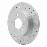 Dynamic Friction 2006-2011 Buick Lucerne Rear Left Drilled & Slotted Geoperformance Rotor by Dynamic Friction Company 830-45013L