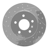 Dynamic Friction 2006-2011 Buick Lucerne Rear Left Drilled & Slotted Geoperformance Rotor by Dynamic Friction Company 830-45013L