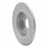 Dynamic Friction 2006-2011 Buick Lucerne Rear Right Drilled & Slotted Geoperformance Rotor by Dynamic Friction Company 830-45013R