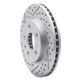 Dynamic Friction 2011-2016 Buick Regal Front Left Drilled & Slotted Geoperformance Rotor by Dynamic Friction Company 830-45014L