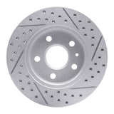 Dynamic Friction 2011-2016 Buick Regal Front Left Drilled & Slotted Geoperformance Rotor by Dynamic Friction Company 830-45014L