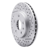 Dynamic Friction 2011-2016 Buick Regal Front Right Drilled & Slotted Geoperformance Rotor by Dynamic Friction Company 830-45014R