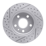 Dynamic Friction 2011-2016 Buick Regal Front Right Drilled & Slotted Geoperformance Rotor by Dynamic Friction Company 830-45014R