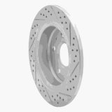 Dynamic Friction 2011-2016 Buick Lacrosse Rear Left Drilled & Slotted Geoperformance Rotor by Dynamic Friction Company 830-45015L