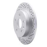 Dynamic Friction 2011-2016 Buick Regal Rear Right Drilled & Slotted Geoperformance Rotor by Dynamic Friction Company 830-45015R