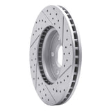 Dynamic Friction 2010-2025 Buick Regal Front Left Drilled & Slotted Geoperformance Rotor by Dynamic Friction Company 830-45016L